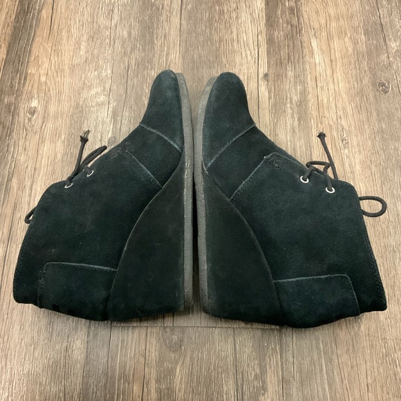 TOMS Black Desert Wedge Ankle Bootie, Size 8 - Picture 5 of 6